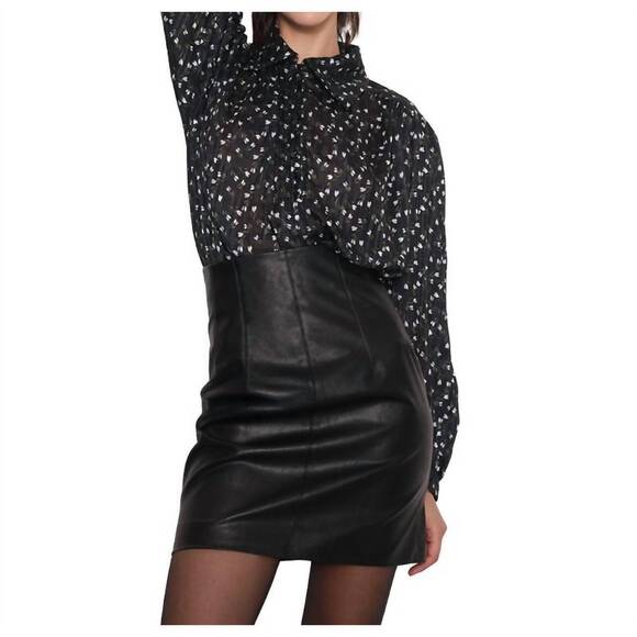 NEW SABINA MUSAYEV lia skirt in black - Picture 5 of 5